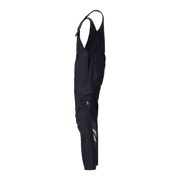 Mascot Latzhose 82C58 Stretch Baumwolle schwarzblau Knietaschen