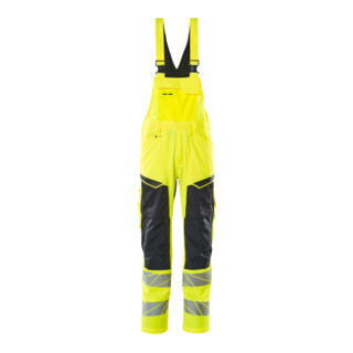 Mascot Latzhose 82C64 Knietaschen Stretch hi-vis gelb/schwarzblau