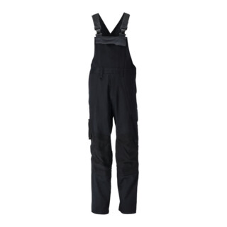Mascot Latzhose 82C64 Stretch Baumwolle schwarz Knietaschen
