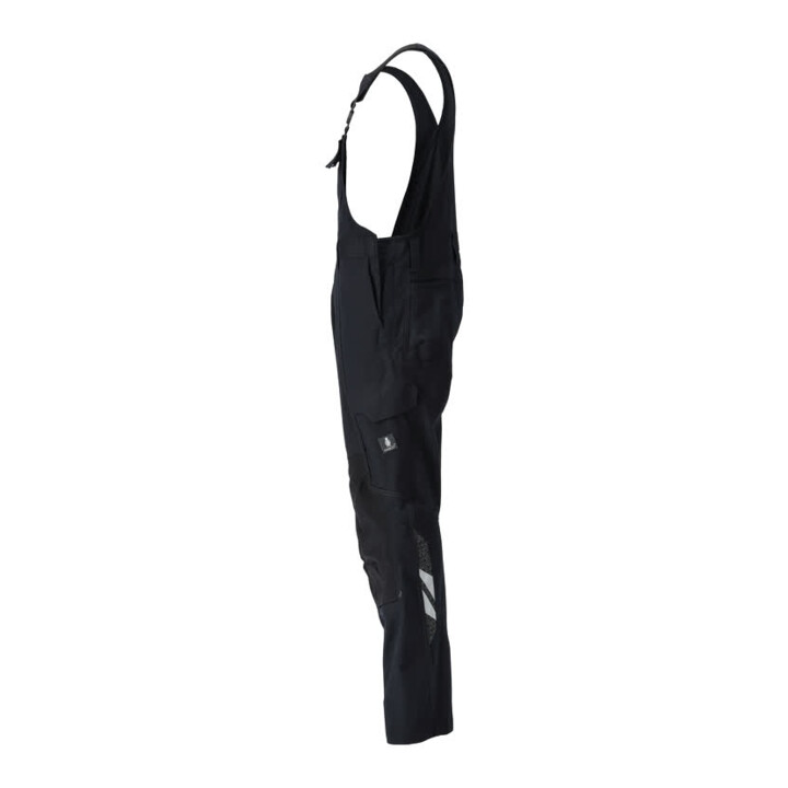 Mascot Latzhose 82C66 Stretch Baumwolle schwarz Knietaschen