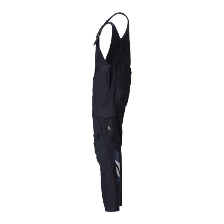 Mascot Latzhose 82C68 Stretch Baumwolle schwarzblau Knietaschen