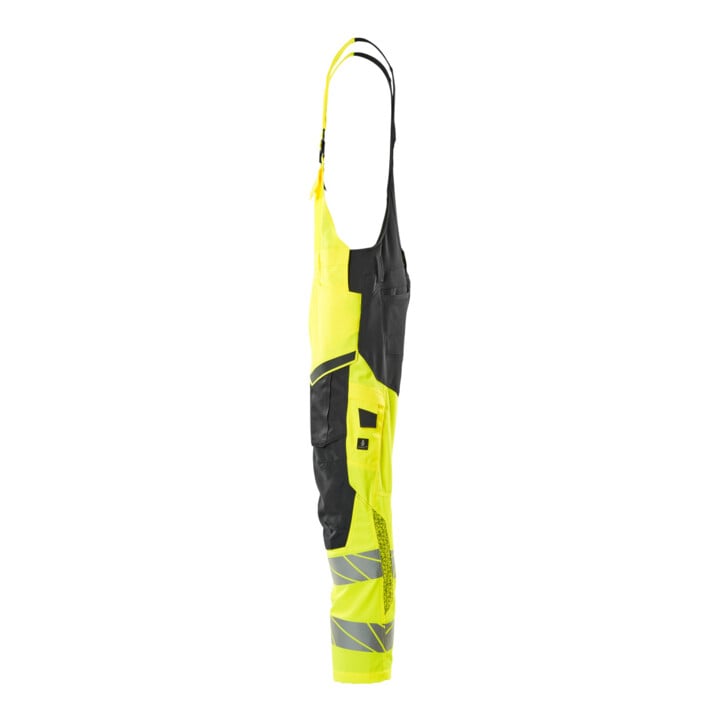 Mascot Latzhose 90C48 Knietaschen Stretch hi-vis gelb/schwarz