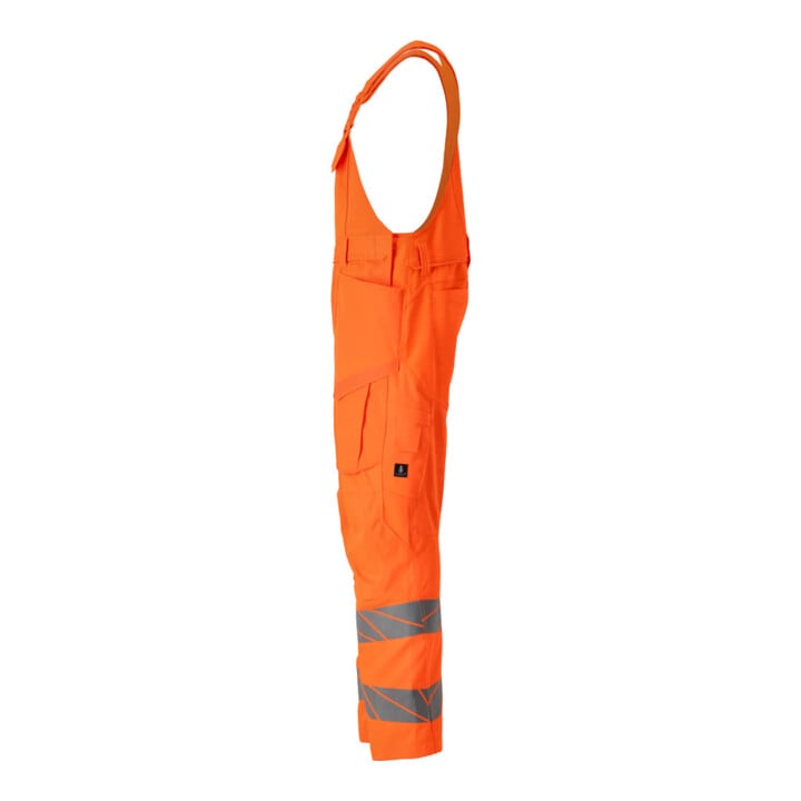 Mascot Latzhose 90C48 Knietaschen Stretch hi-vis orange
