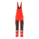 Mascot Latzhose 90C54 Knietaschen Stretch hi-vis rot/dunkelanthrazit