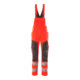 Mascot Latzhose 90C58 Knietaschen Stretch hi-vis rot/dunkelanthrazit