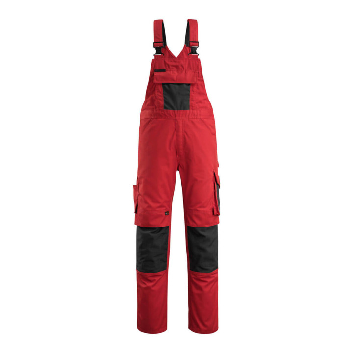 Mascot Latzhose Augsburg rot/schwarz Größe 46
