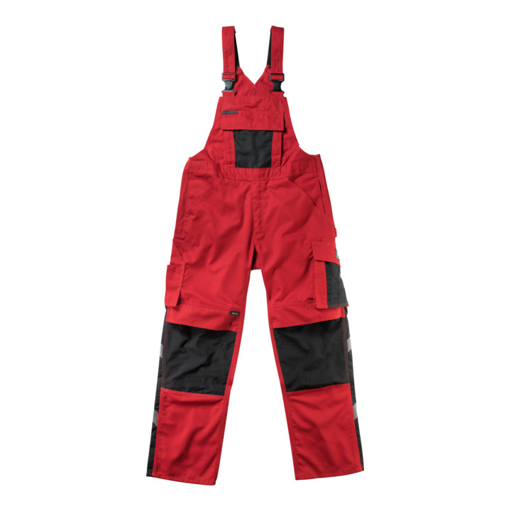 Mascot Latzhose Augsburg rot/schwarz Größe 46