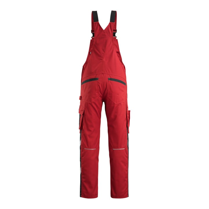 Mascot Latzhose Augsburg rot/schwarz Größe 54