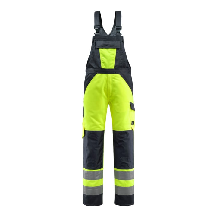 Mascot Latzhose Gosford hi-vis gelb/schwarzblau Größe 44
