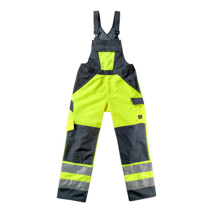 Mascot Latzhose Gosford hi-vis gelb/schwarzblau Größe 44