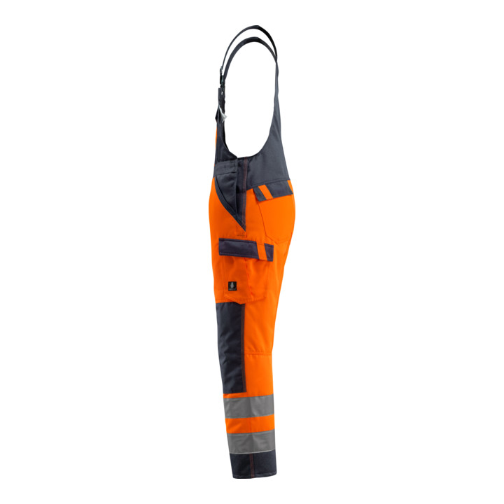 Mascot Latzhose Gosford hi-vis orange/schwarzblau Größe 58