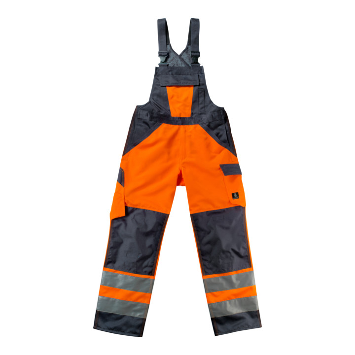 Mascot Latzhose Gosford hi-vis orange/schwarzblau Größe 58