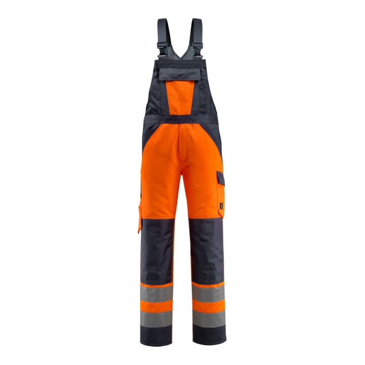 Mascot Latzhose Gosford hi-vis orange/schwarzblau Größe 62