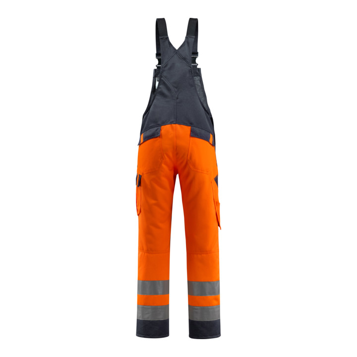Mascot Latzhose Gosford hi-vis orange/schwarzblau Größe 62