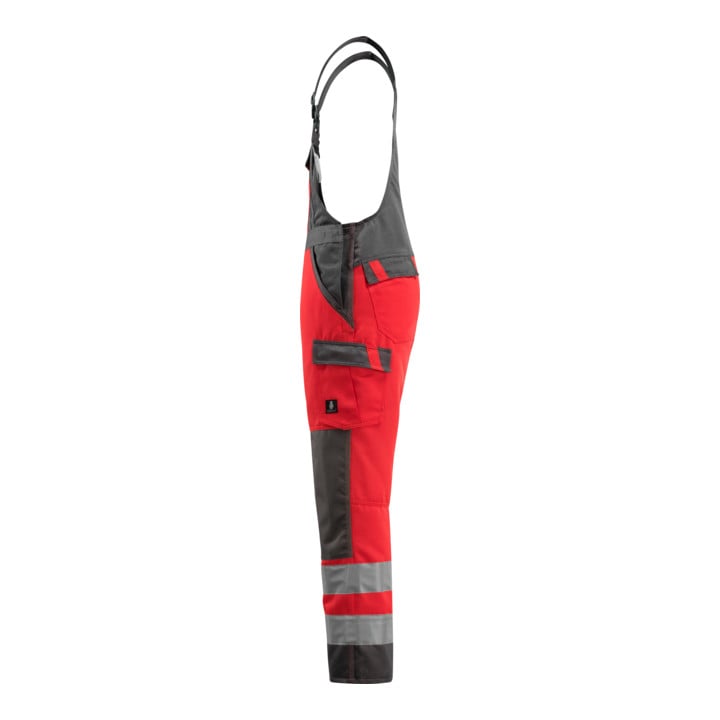 Mascot Latzhose Gosford hi-vis rot/dunkelanthrazit Größe 44