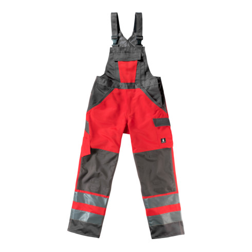 Mascot Latzhose Gosford hi-vis rot/dunkelanthrazit