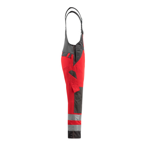 Mascot Latzhose Gosford hi-vis rot/dunkelanthrazit