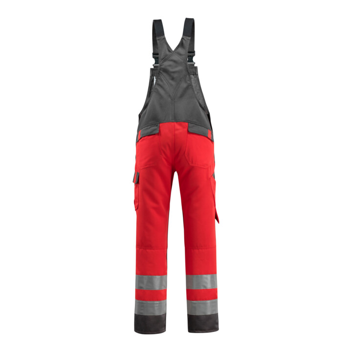 Mascot Latzhose Gosford hi-vis rot/dunkelanthrazit Größe 54