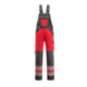 Mascot Latzhose Gosford hi-vis rot/dunkelanthrazit Größe 56