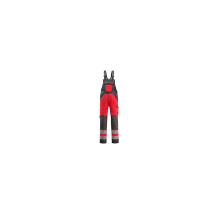 Mascot Latzhose Gosford hi-vis rot/dunkelanthrazit Größe 56