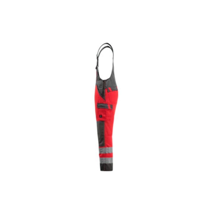 Mascot Latzhose Gosford hi-vis rot/dunkelanthrazit Größe 56