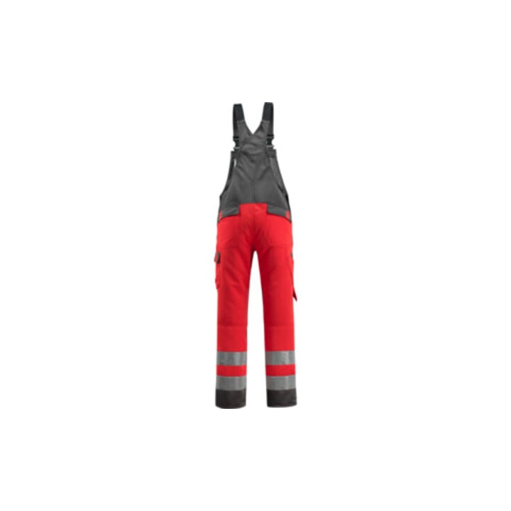 Mascot Latzhose Gosford hi-vis rot/dunkelanthrazit Größe 56