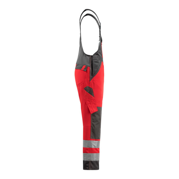 Mascot Latzhose Gosford hi-vis rot/dunkelanthrazit Größe 58