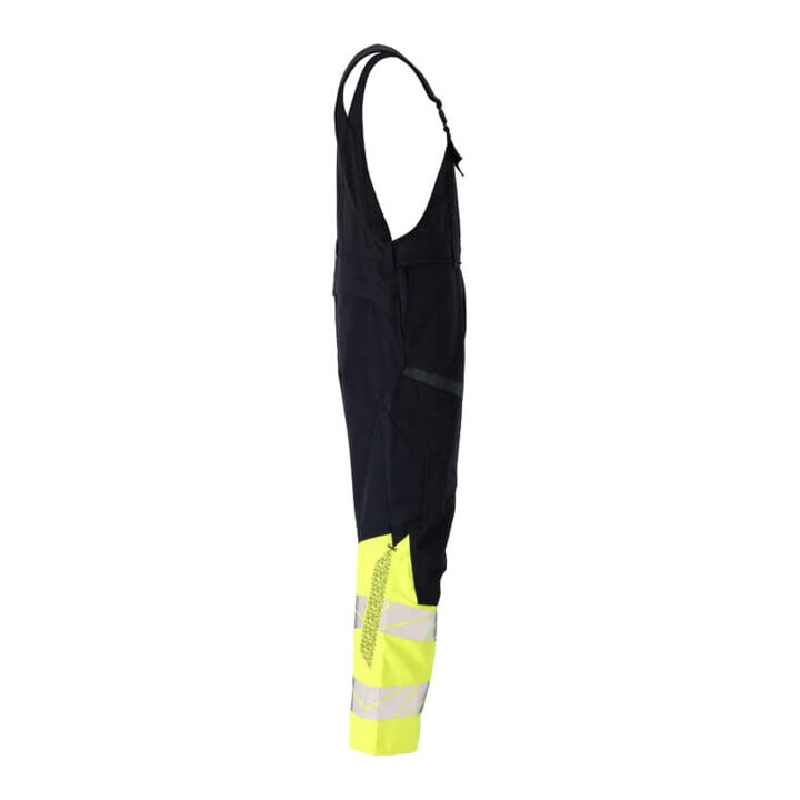 Mascot Latzhose Multisafe 82C50 Knietaschen Stretch schwarzblau/hi-vis gelb