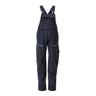 Mascot Latzhose Multisafe 82C58 schwarzblau/hi-vis gelb Knietaschen Stretch-Einsätze