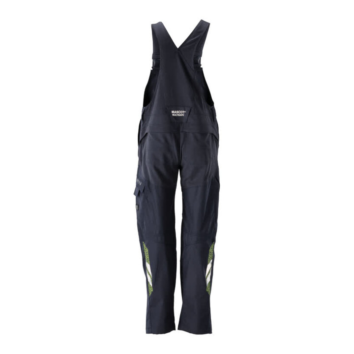 Mascot Latzhose Multisafe 82C58 schwarzblau/hi-vis gelb Knietaschen Stretch-Einsätze