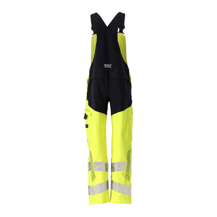 Mascot Latzhose Multisafe 82C60 Knietaschen Stretch hi-vis gelb/schwarzblau