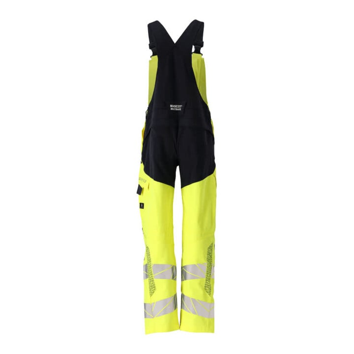 Mascot Latzhose Multisafe 82C62 Knietaschen Stretch hi-vis gelb/schwarzblau