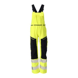 Mascot Latzhose Multisafe 82C68 Knietaschen Stretch hi-vis gelb/schwarzblau