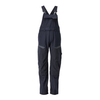 Mascot Latzhose Multisafe 90C60 Knietaschen Stretch schwarzblau/hi-vis gelb