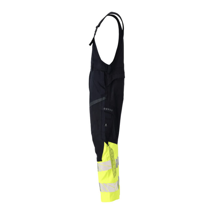 Mascot Latzhose Multisafe Knietaschen Stretch schwarzblau/hi-vis gelb