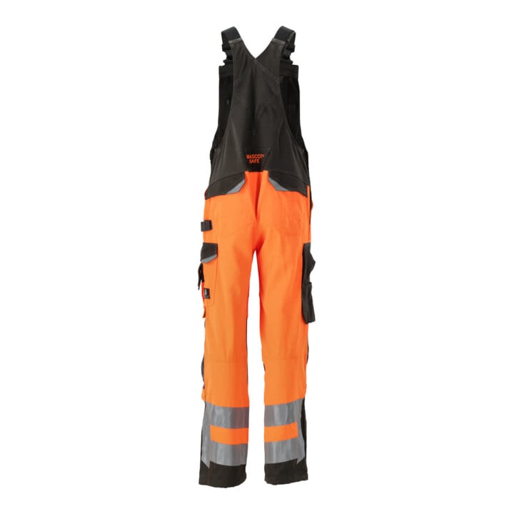 MASCOT Latzhose Newcastle 76C46 hi-vis orange/dunkelanthrazit
