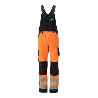 MASCOT Latzhose Newcastle 82C50 hi-vis orange/schwarzblau