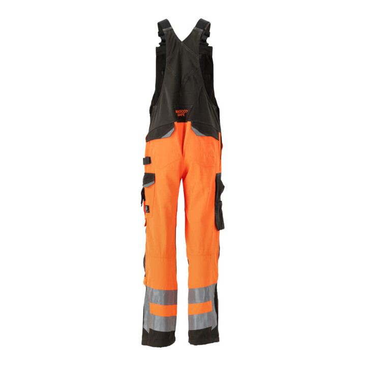 MASCOT Latzhose Newcastle 82C64 hi-vis orange/dunkelanthrazit