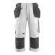 Mascot Lindau Handwerker-Dreiviertel-Hose weiss/dunkelanthrazit-1