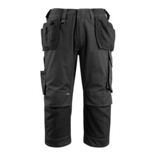 Mascot Lindau Handwerker-Dreiviertel-Hose schwarz