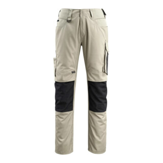 Mascot Mannheim Hose Größe 76C48, hellkhaki/schwarz