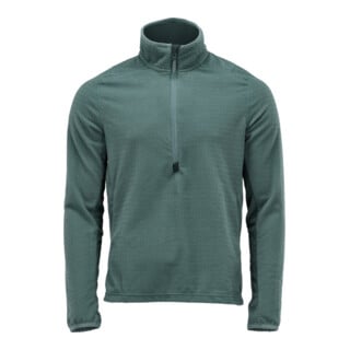Mascot Microfleece Pullover kurzarm Zipper 4XL helles Waldgrün