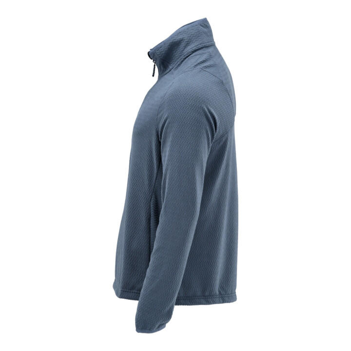 Mascot Microfleece Pullover kurzum Zipper 4XL steinblau