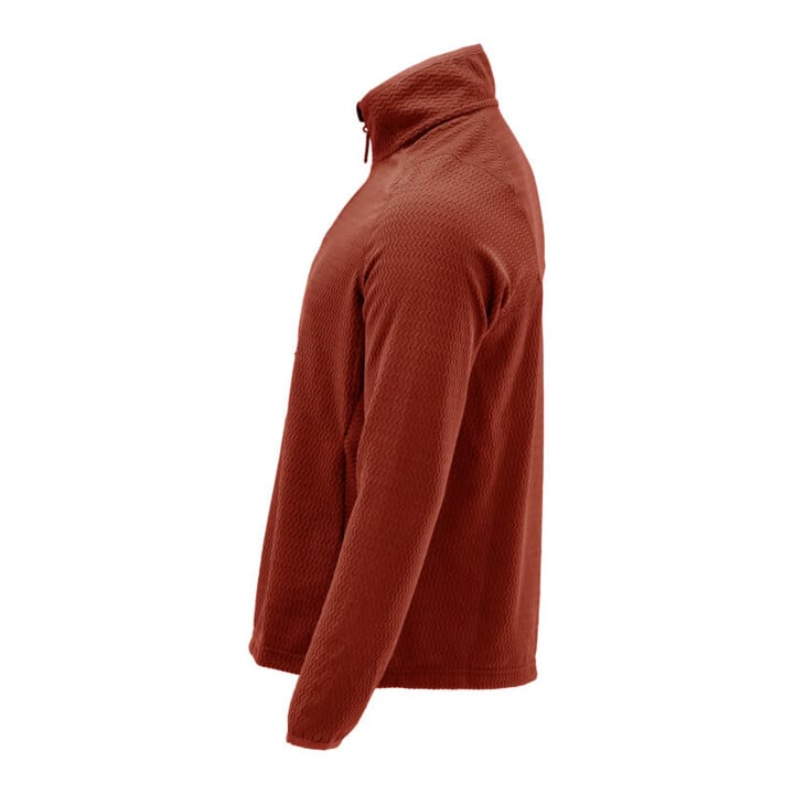 Mascot Microfleece Pullover kurzum Zipper Größe L Herbstrot