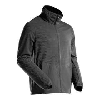 Mascot Microfleecejacke 4XL schwarz mit Reißverschluss