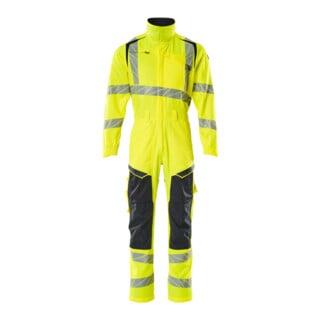 Mascot Overall Knietaschen Stretch-Einsätze 2XL hi-vis gelb/schwarzblau
