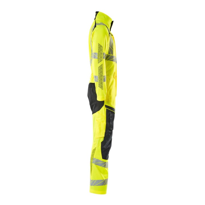 Mascot Overall Knietaschen Stretch-Einsätze 2XL hi-vis gelb/schwarzblau