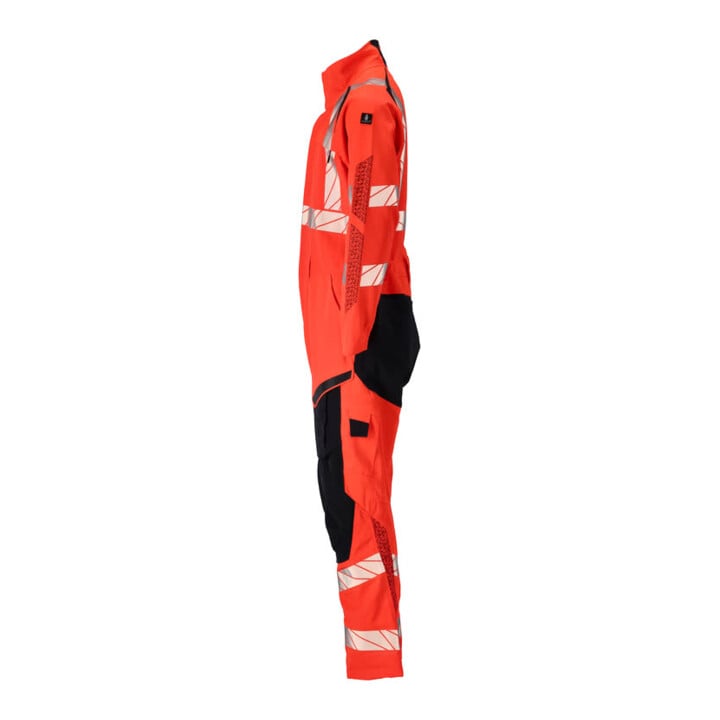 Mascot Overall Knietaschen Stretch-Einsätze 3XL Hi-vis rot/schwarzblau