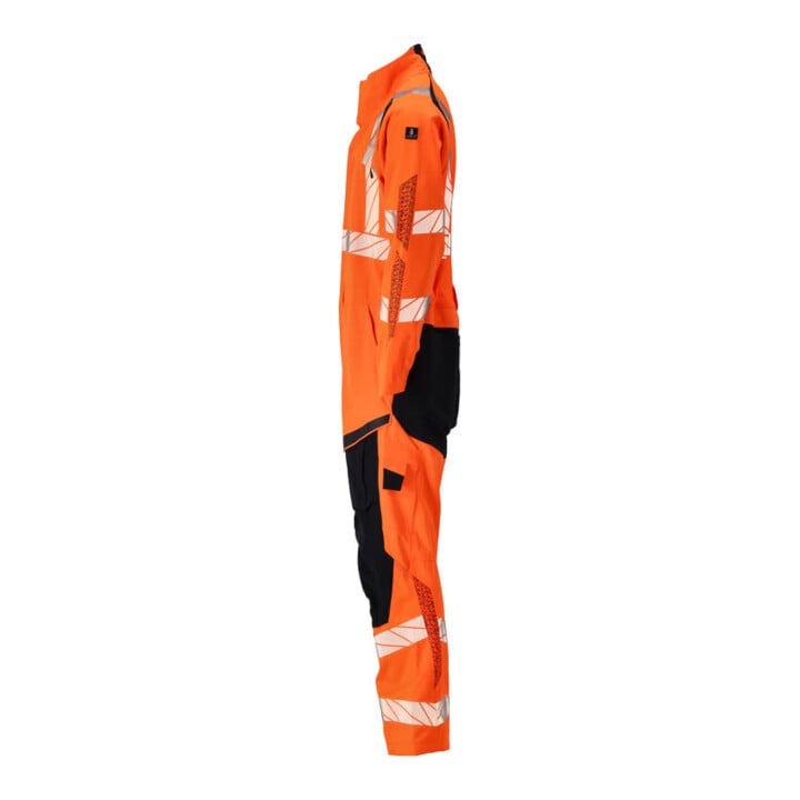 Mascot Overall Knietaschen Stretch-Einsätze hi-vis orange/schwarzblau Größe L