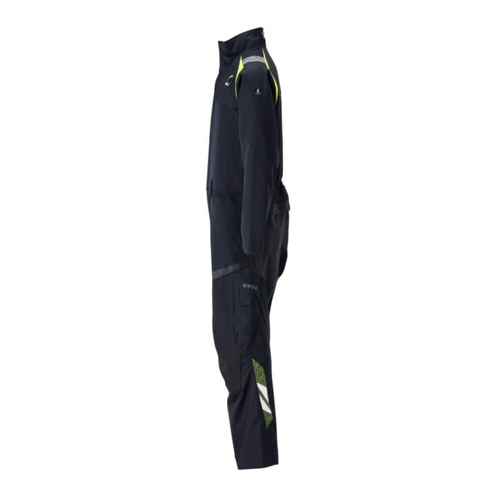 Mascot Overall Knietaschen Stretch-Einsätze Multisafe Gr. 4XL schwarzblau/hi-vis gelb